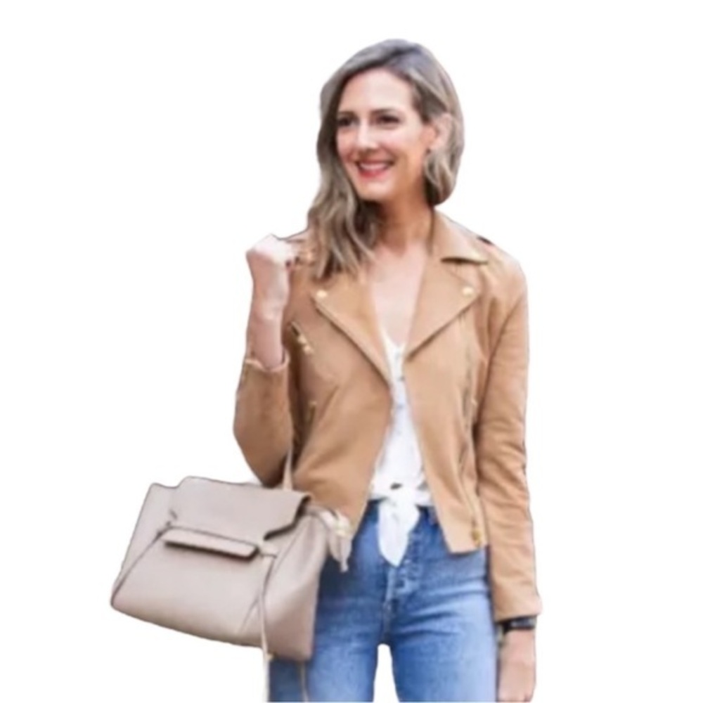 Fifth &‎ Mode goat suede jacket size 0